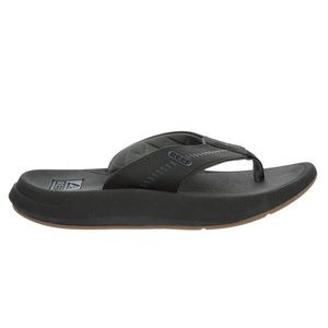 REEF SWELLsole Rover Men's Black/Brown Memory Foam Flip Flop Sandal
